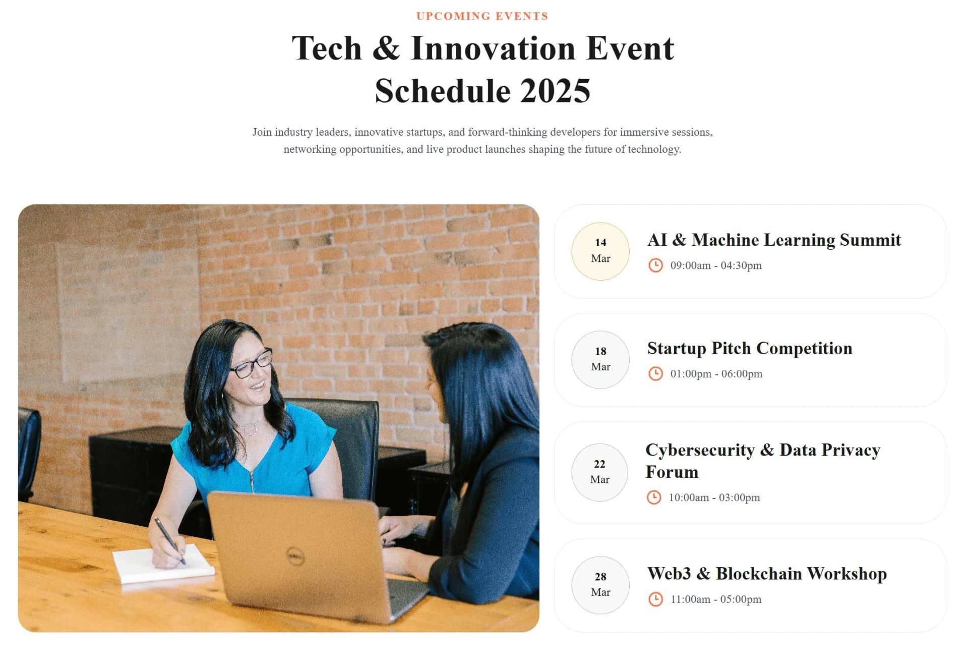 EventsUpcoming