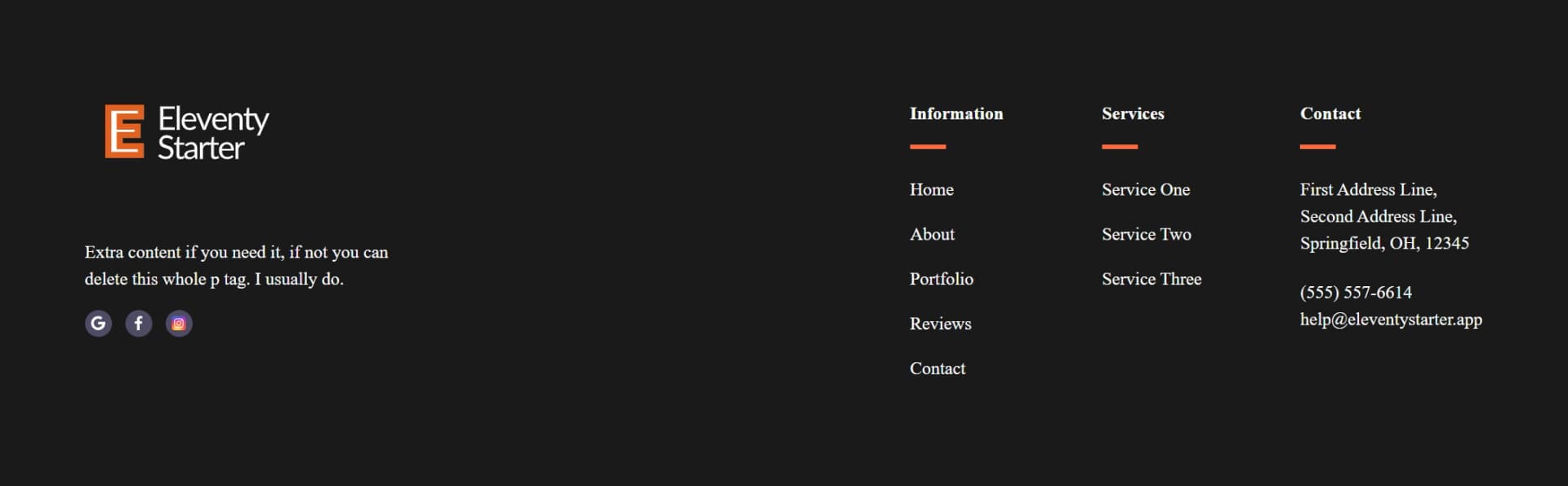 Footer
